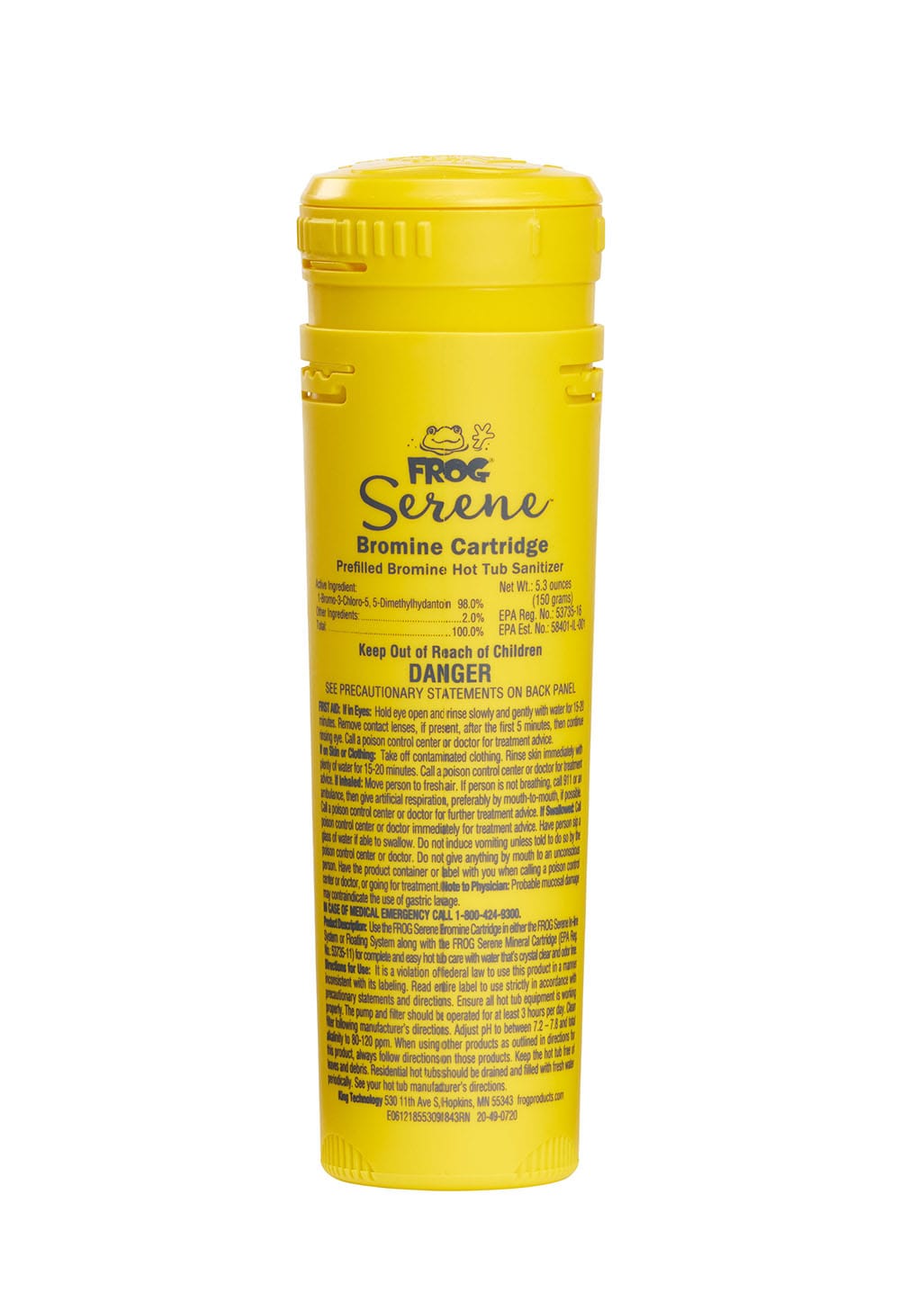 Frog Serene Bromine Spa Cartridge Each - SPA CHEMICALS